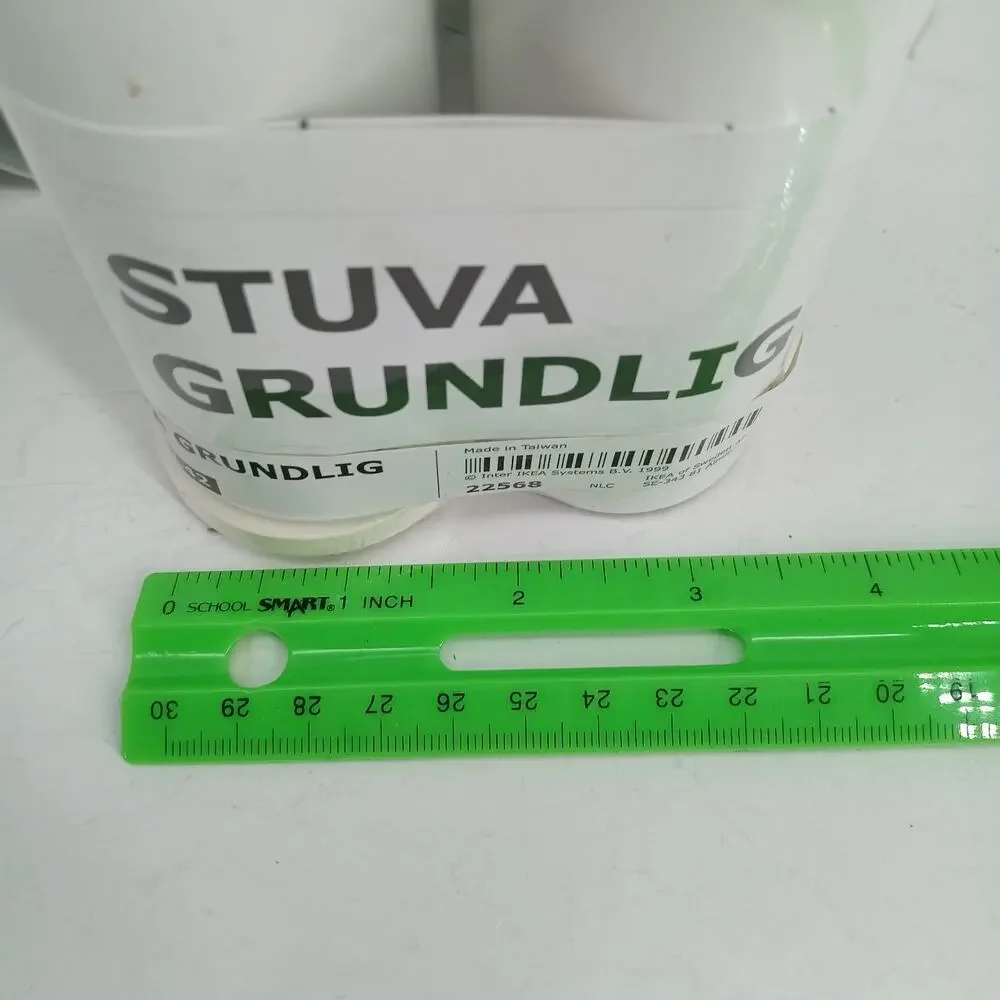 Ikea STUVA GRUNDLIG Cylinder Legs 003.207.42 NOS 2X2 4
